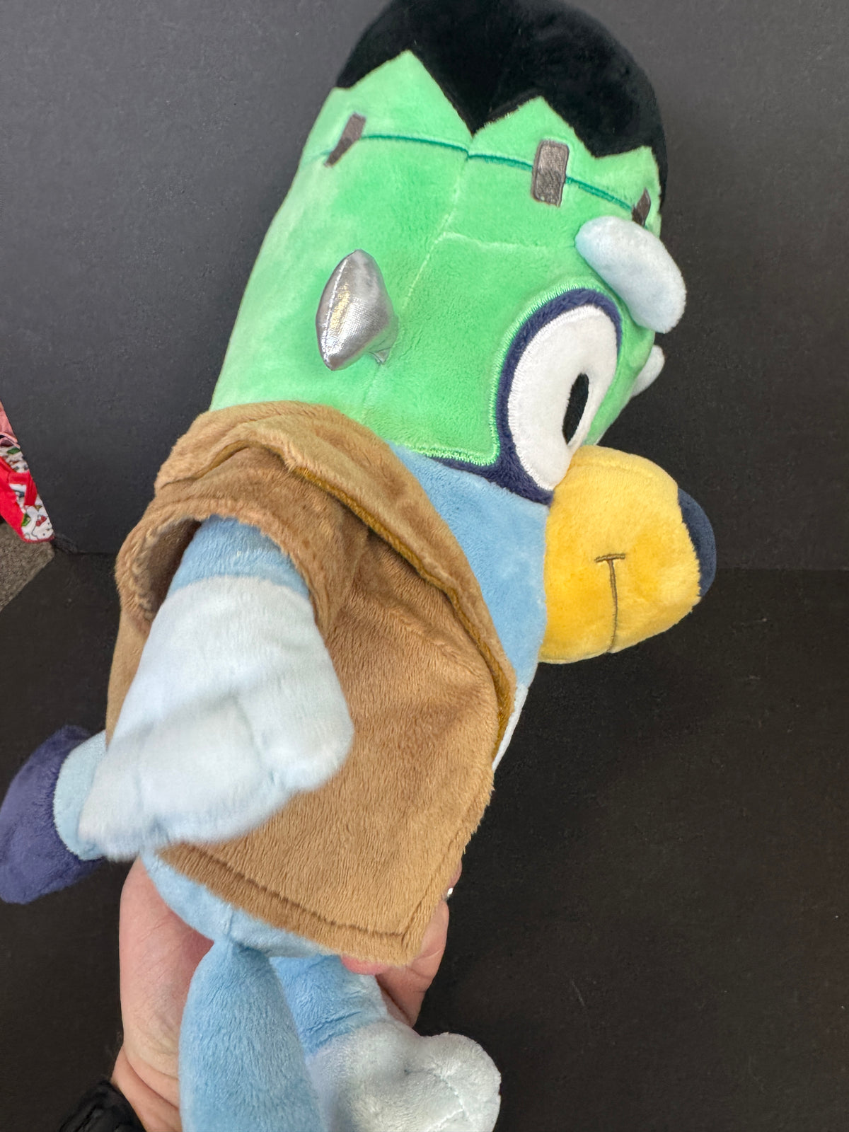 502 - large Halloween Bluey in Frankenstein Costume Plush Plushie Toy