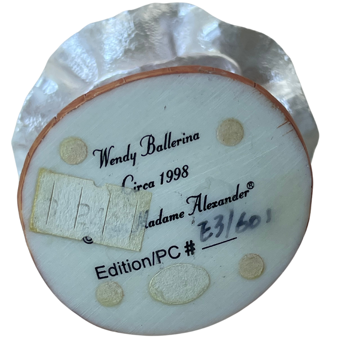 Estate- #'D Wendy Ballerina Figure Limited Edition 1999