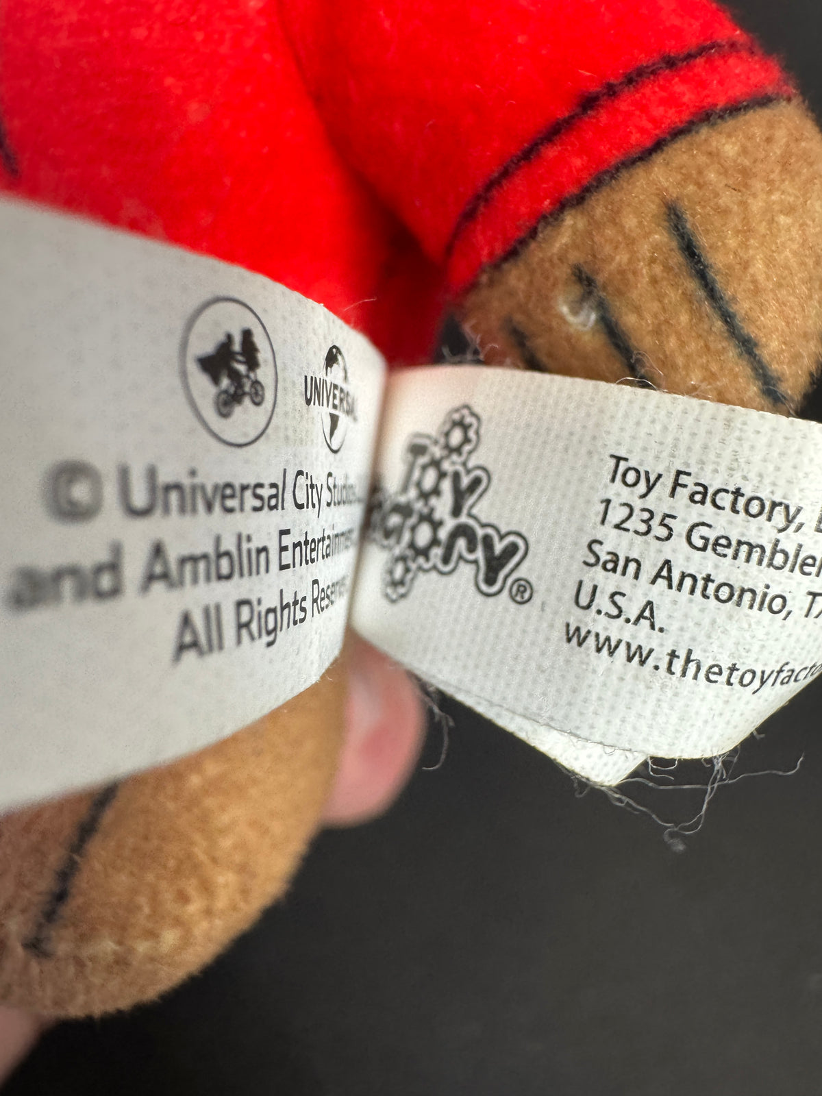 478 - E.T THE EXTRA-TERRESTRIAL 6" Red Hoodie Plush - Toy Factory