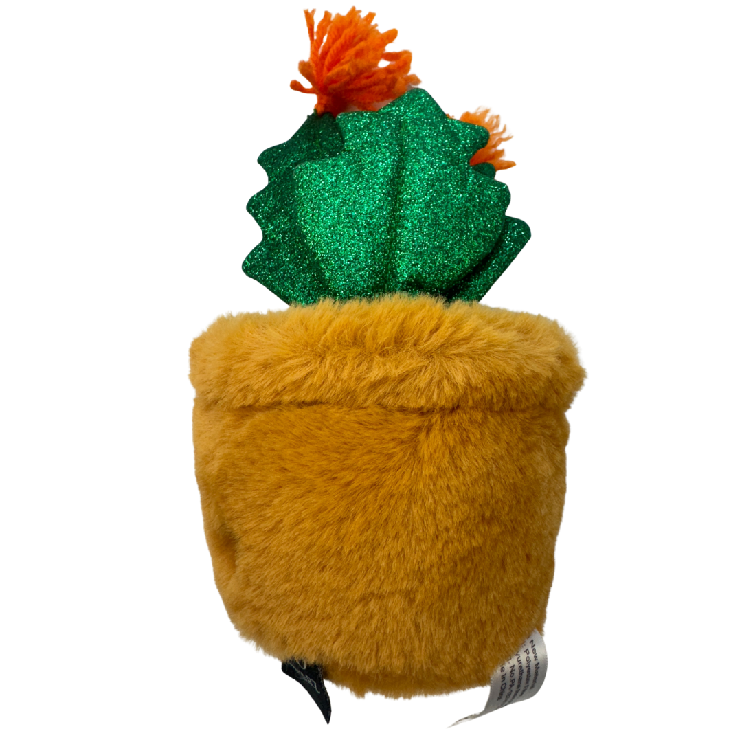 FAO Schwarz 7" Sparklers Christmas Cactus Plush Toy – Lifelike Plant-Inspired Design, Perfect for Cuddles and Collectors, Ideal Gift for Nature Enthusiasts!