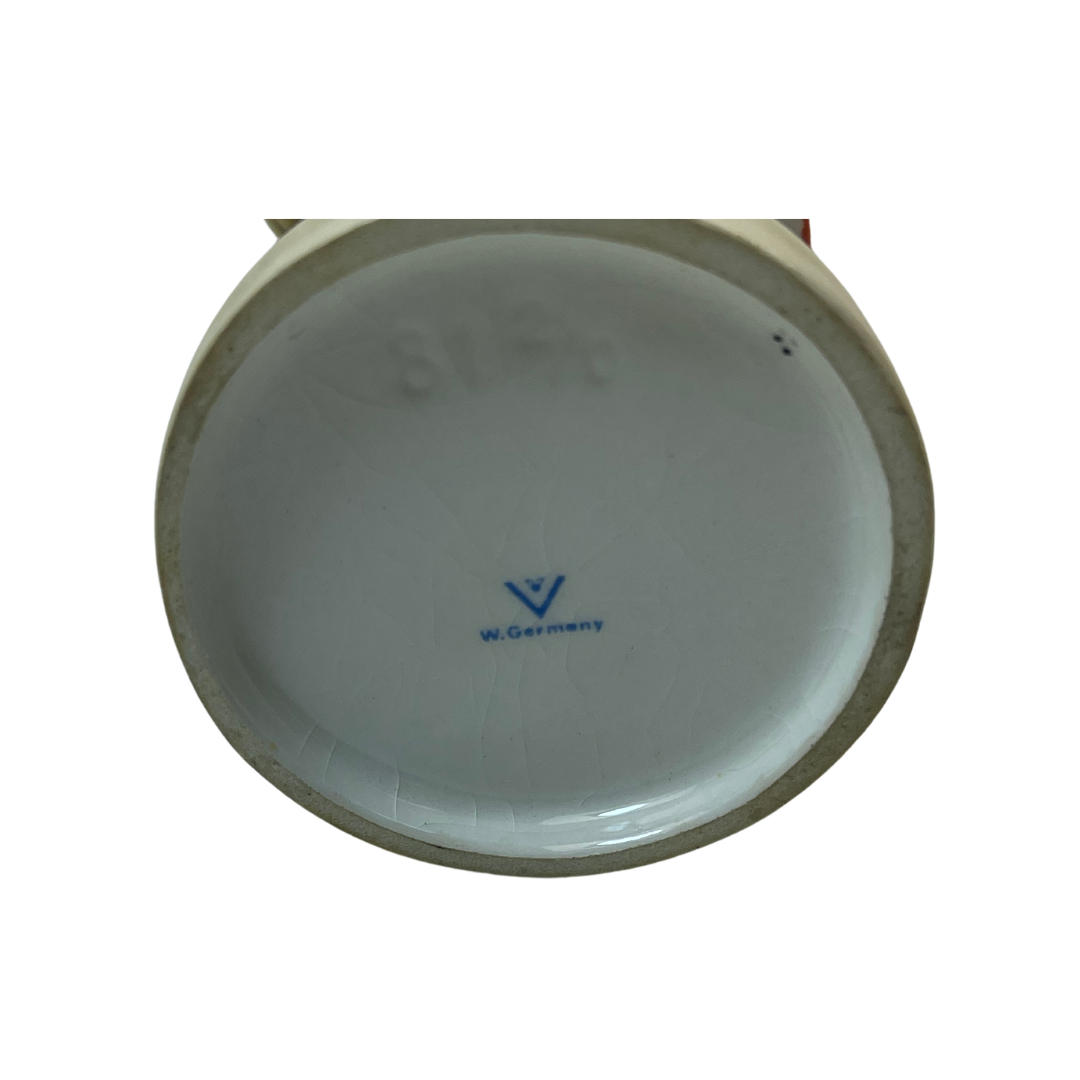 School Girl W/ Basket & Backpack VTG Hummel