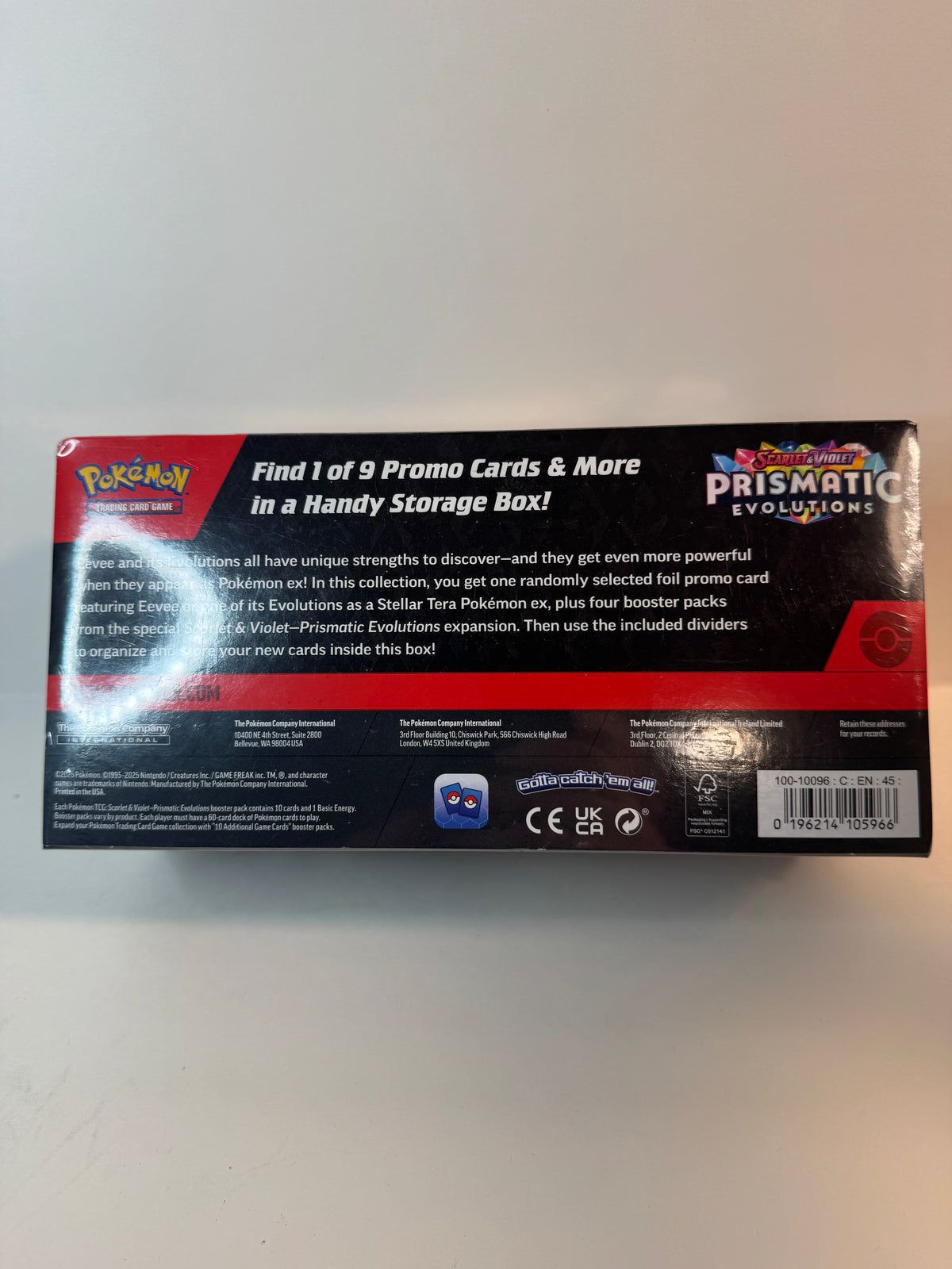 Pokemon Prismatic Evolutions Surprise Box