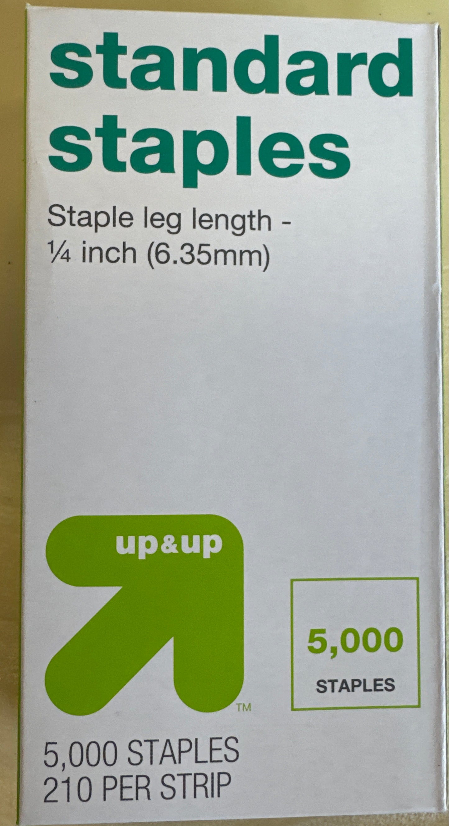 Staples | 5,000 | 1/4” length