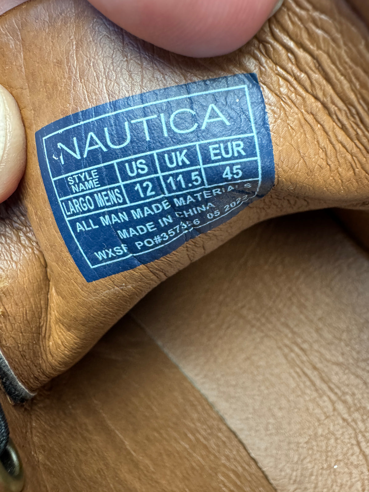 Nautica Largo Ankle Boots Mens 12 Men’s Lace Up Tan