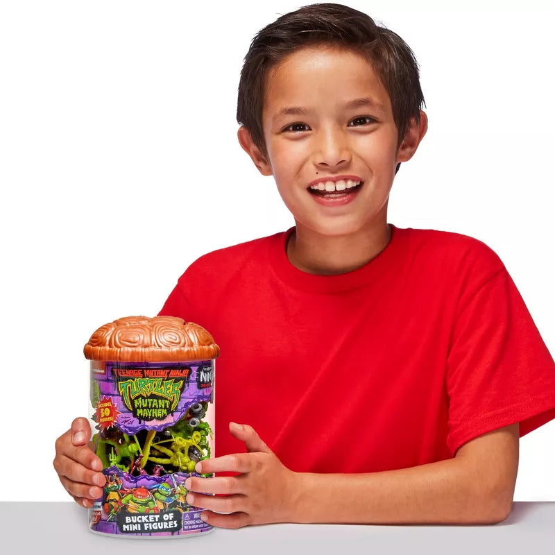 Teenage Mutant Ninja Turtles: Mutant Mayhem Bucket of Mini Figures