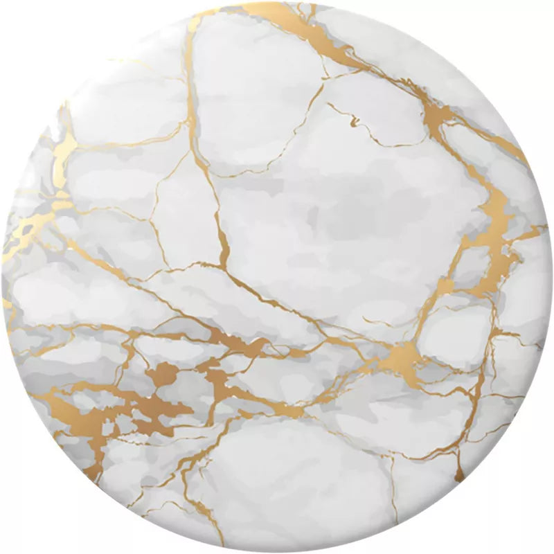 PopSockets PopGrip Cell Phone Grip & Stand - Gold Lutz Marble