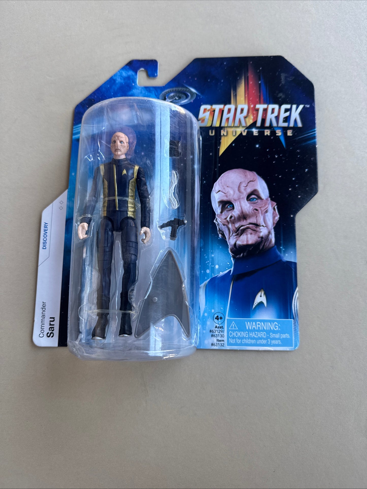 STAR TREK PLAYMATES TOYS 2022 DISCOVERY COMMANDER SARU FIGURE