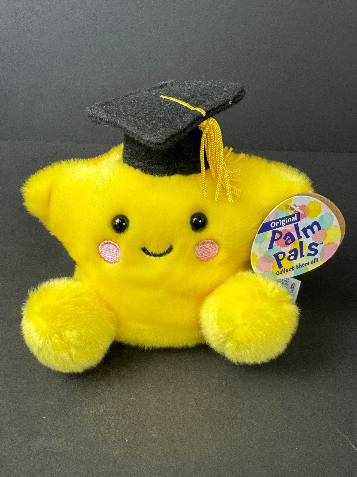 576 - Aurora Palm Pals Magna Grad Star Yellow Plush Graduation Stuffed Animal