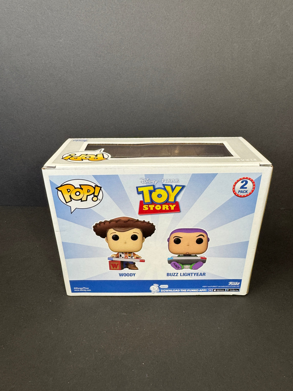 Funko POP! 2pk; Toy Story; Woody & Buzz Lightyear; 2024 Entertainment Expo