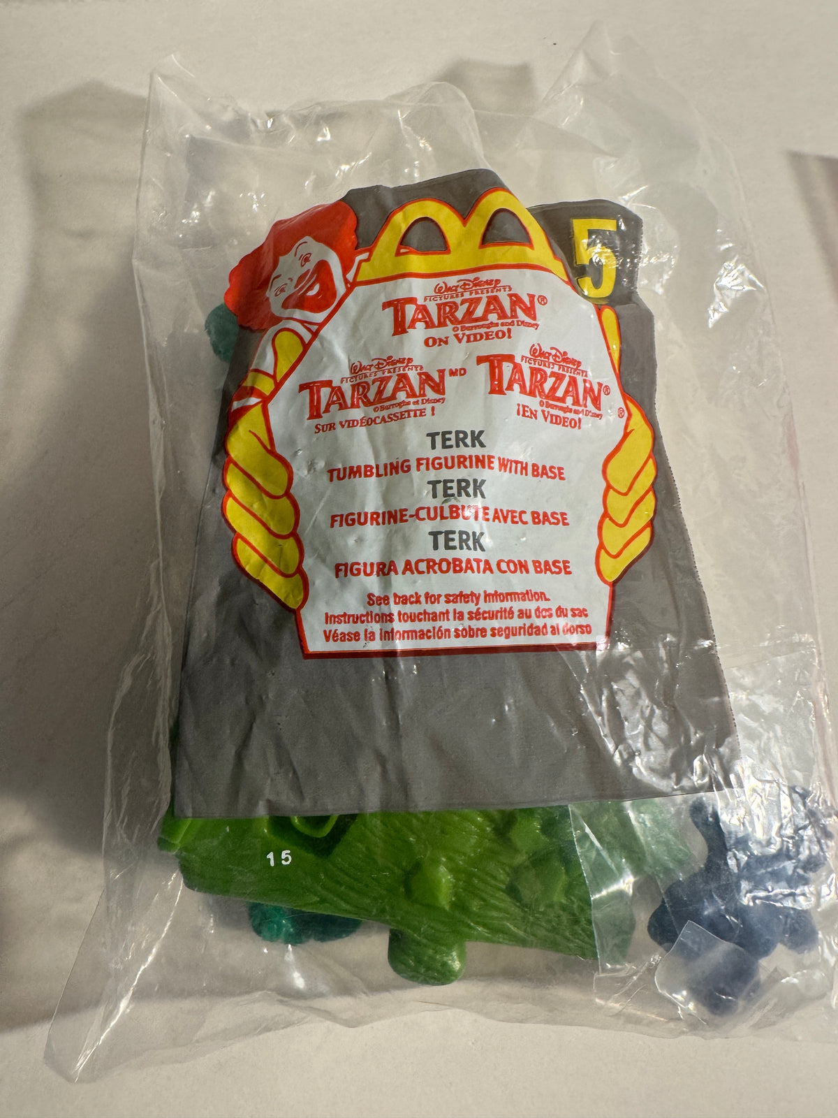 420 - 2000 🔥vintage🔥McDonald’s Happy Meal Toys Disney TARZAN On Video Terk #5