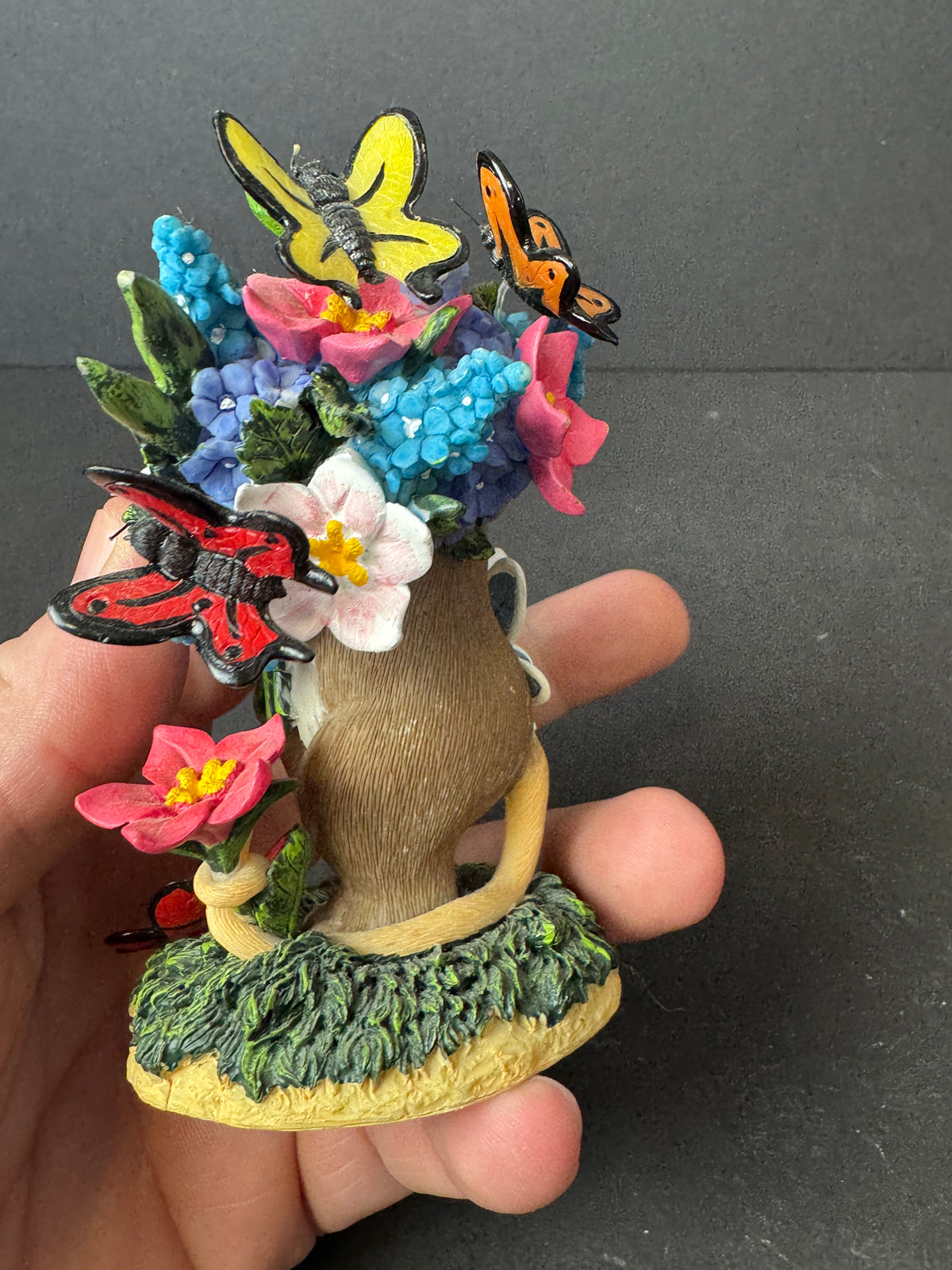 479 - Charming Tails May Each Day Bring You Blossoms And Butterflies Figurine Enesco 2010