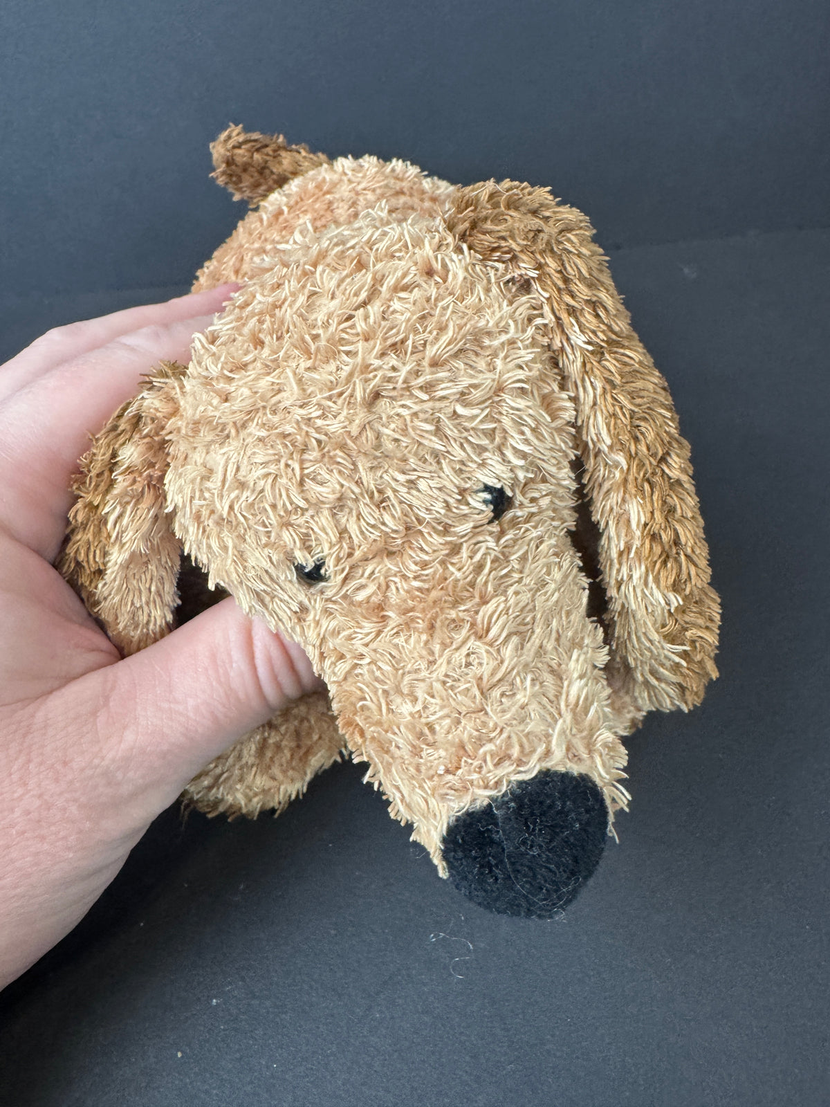 540 - Carter's SOFT BROWN PUPPY DOG Plush STUFFED ANIMAL Toy Dachshund