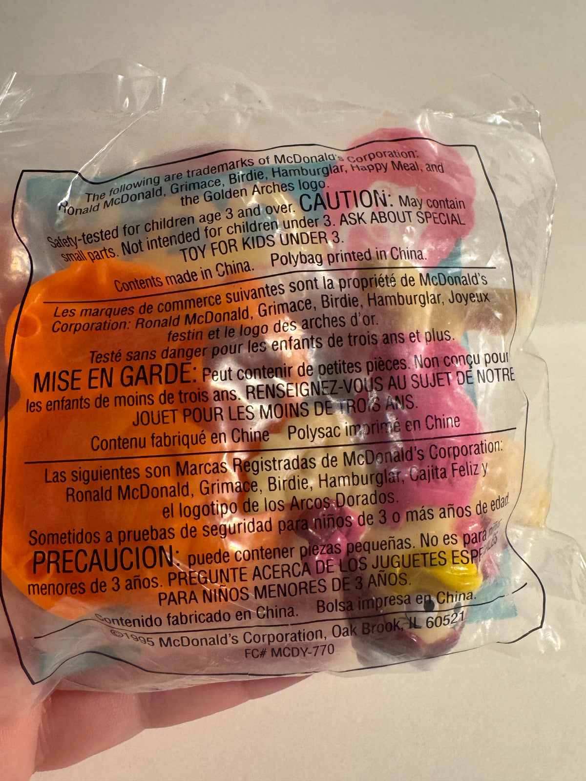 475 - 1995 McDonalds | Birdie | Halloween #8  Happy Meal Toy NIP
