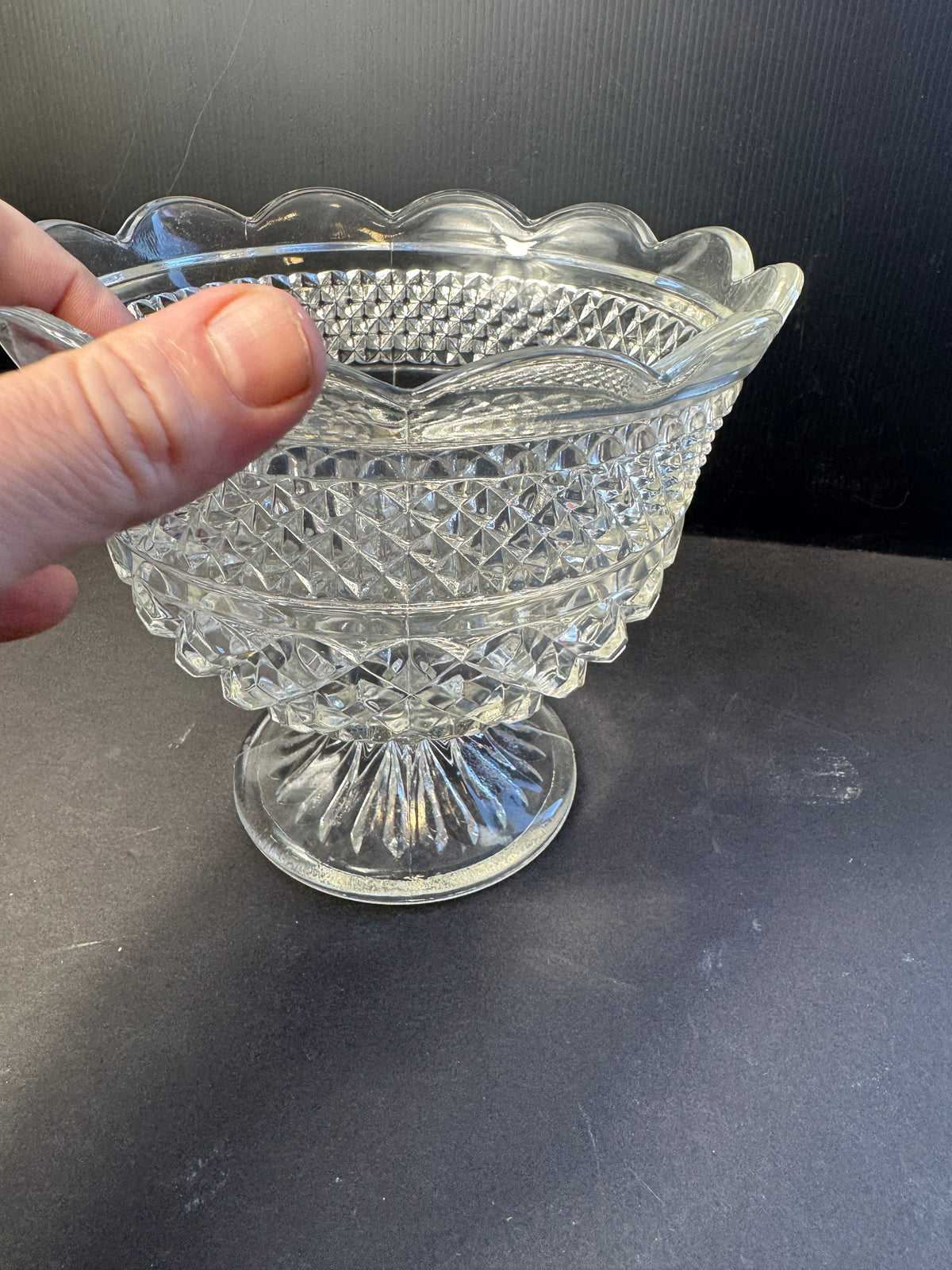 POLAND? CRYSTAL CANDY DISH