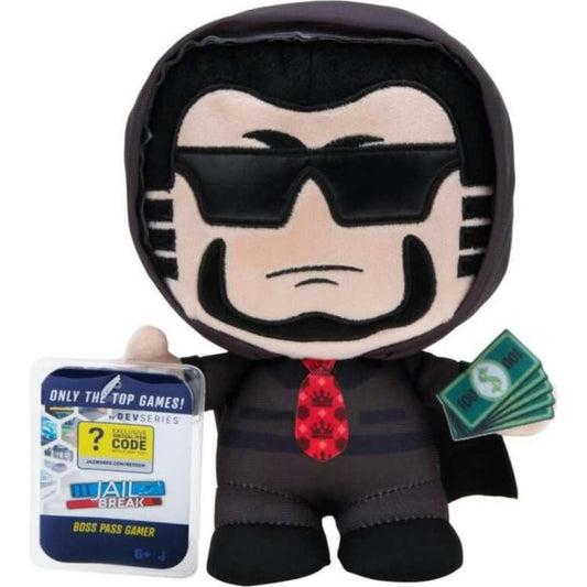 Jazwares Roblox DEVSERIES Collector Jailbreak Boss Pass Gamer Plush