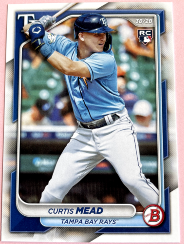 2024 Topps | Bowman | MLB | Curtis Mead No.28 | Tampa Bay Rays | Rookie Card