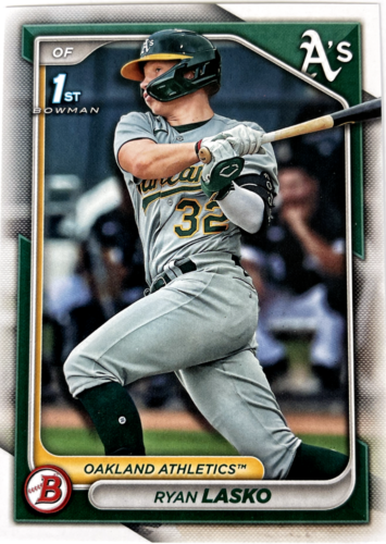 2024 Topps | Bowman | MLB | Ryan Lasko No. BP-105 | Athletics | Prospects