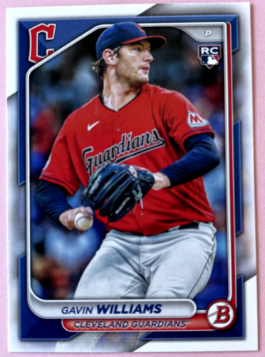 2024 Topps | Bowman | MLB | Gavin Williams No.66 | Guardians