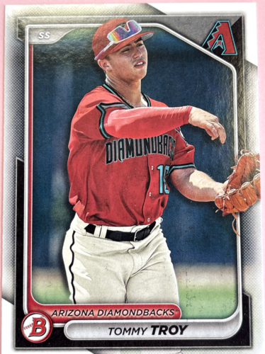 2024 Topps | Bowman | MLB | Tommy Troy No.BP-76 | Diamondbacks | Prospects