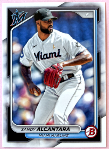 2024 Topps | Bowman | MLB | Sandy Alcantara No.8 | Marlins