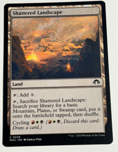 2024 MTG | Modern Horizens 3 | Shattered Landscape | Common