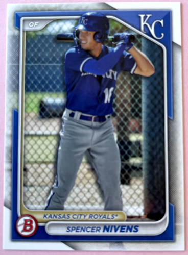 2024 Topps | Bowman | MLB | Spencer Nivens bp-37 | Royals | Bowman Prospects 3