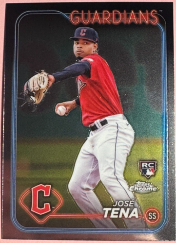 2024 Tops | Chrome | Baseball | Jose' Tena #29 | Guardians