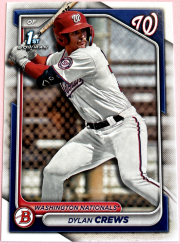 2024 Topps | Bowman | Dylan Crews No.BP-23 | Washington Nationals| Prospects