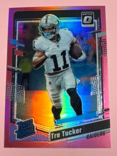 2023 Panini | Donruss Optic Football | Tre Tucker #261 | Raiders | Rated Rookie