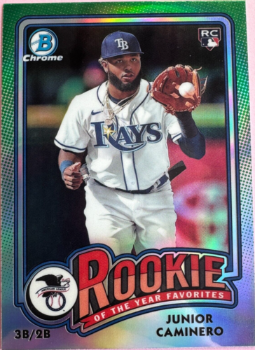 2024 Topps | Bowman | MLB | Junior Caminero No.Roy-8 | Bay Rays | Rookie