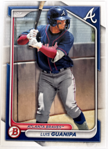 2024 Topps | Bowman | MLB | Luis Guanipa No.BP-118 | Braves | Prospects