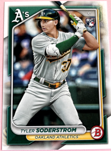 2024 Topps | Bowman | MLB | Tyler Soderstorm No.15 | Athletics | Rookie Card -2.50