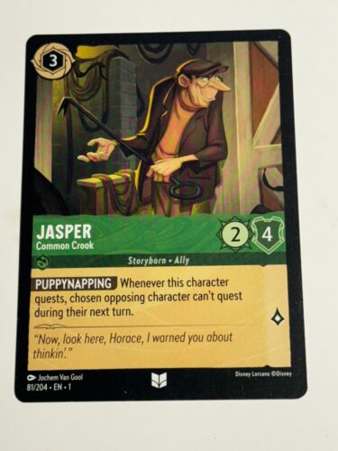 2023 Disney Lorcana | The First Chapter | Jasper #81/204 | Uncommon