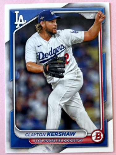 2024 Topps | Bowman | MLB | Clayton Kershaw No.56 | Dodgers