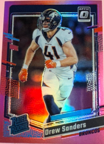 23 Panini | Donruss Optic Fb | Drew Sanders #230 | Broncos | RR Pink Holo