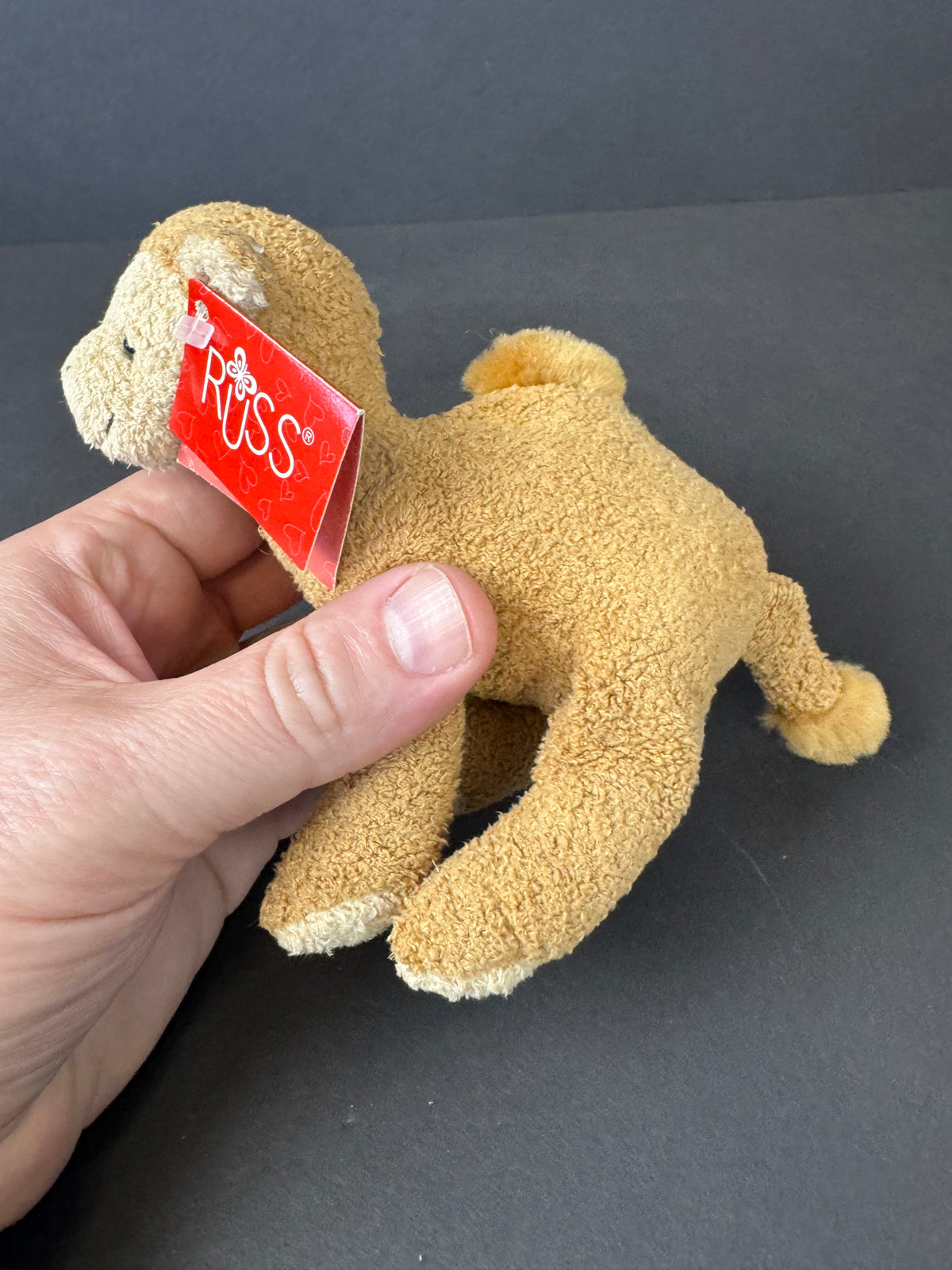 578 - Vtg Russ Berrie Luv Pets Sahara Camel Plush Bean Bag