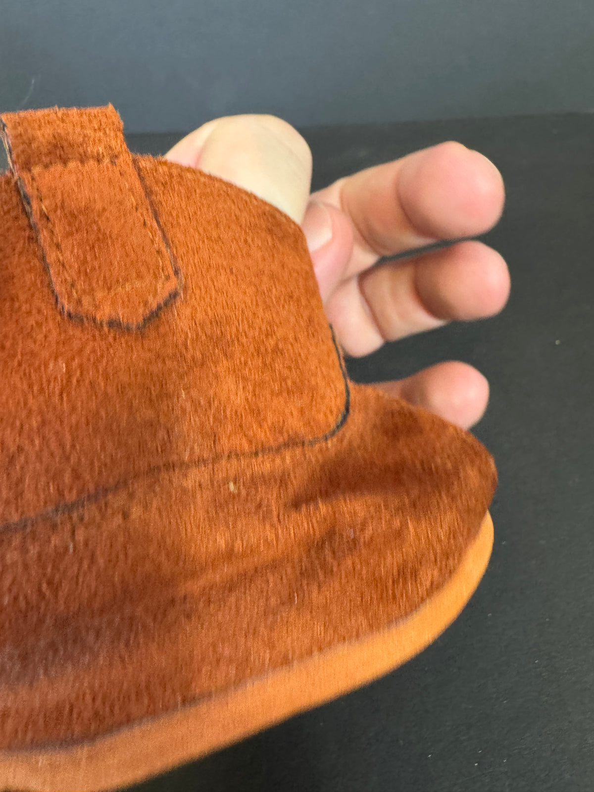 434 - Build-A-Bear Cowboy Boots Stitched Brown Slip On Woody Western BABW