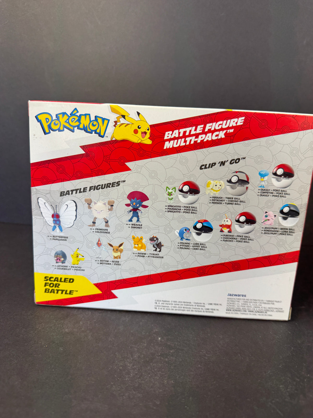 Pokémon Battle Ready 6 Figures Multi-Pack PIKACHU JAZWARES NIB