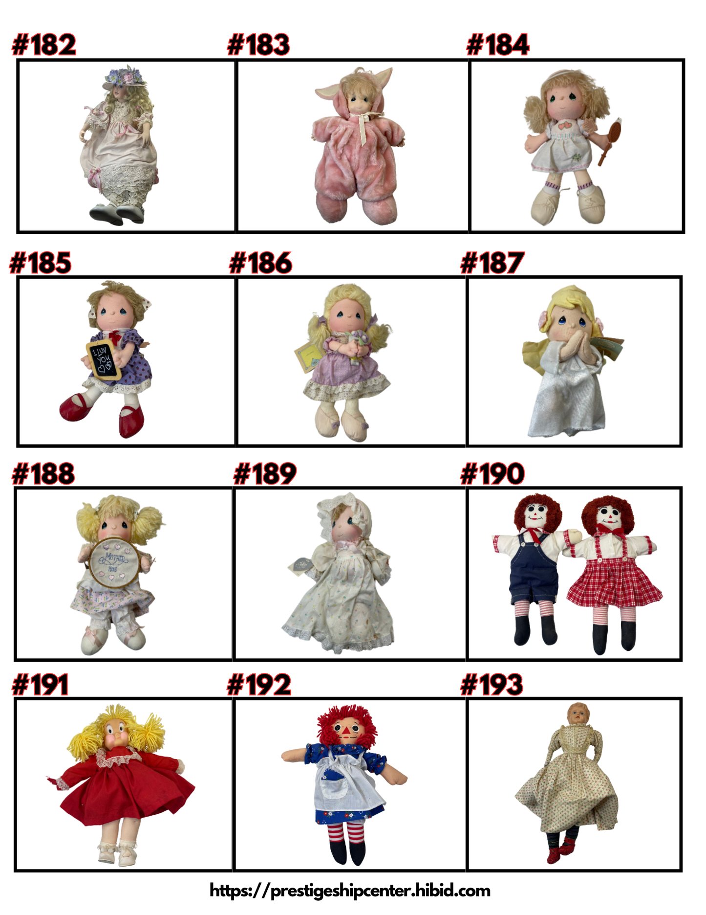 SOLD | Doll Auction | Closed