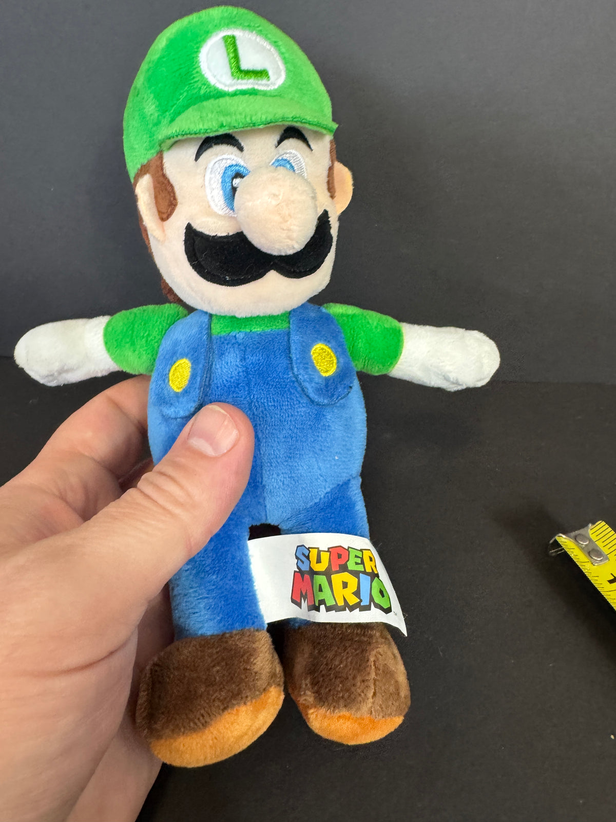 394 - Super Mario Bros Luigi Plush Doll Stuffed Soft Toy 8"