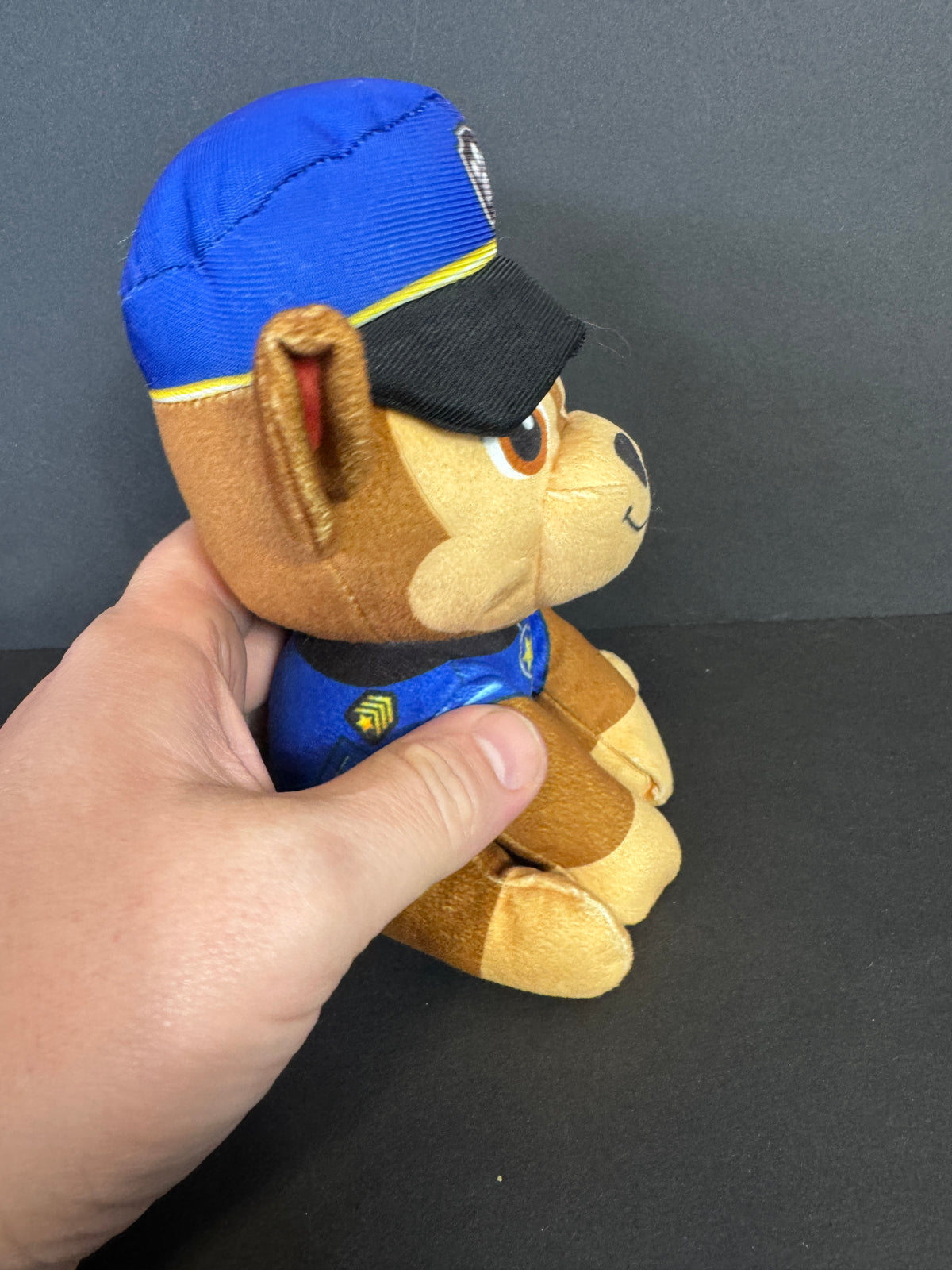 367 - Paw Patrol Chase Plush Nickelodeon Spin Master 6.5”  Stuffed Animal