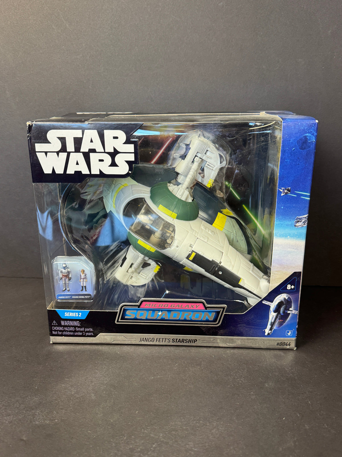 Jazwares Disney 2022 Star Wars Jango Fett’s Starship Micro Galaxy Squadron