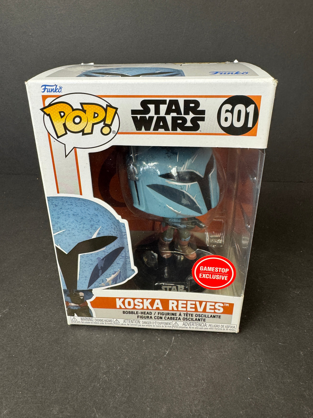 Funko POP Star Wars The Mandalorian KOSKA REEVES GameStop Exclusive #601
