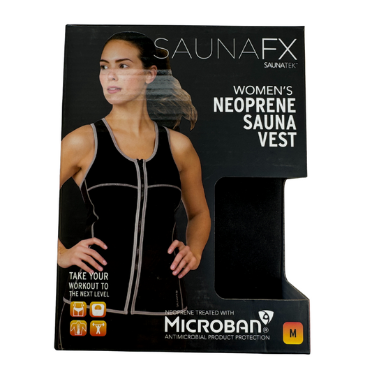 Sauna FX Women's Neoprene Sauna Vest - Body Shaper for Weight Loss and Workout- Medium
