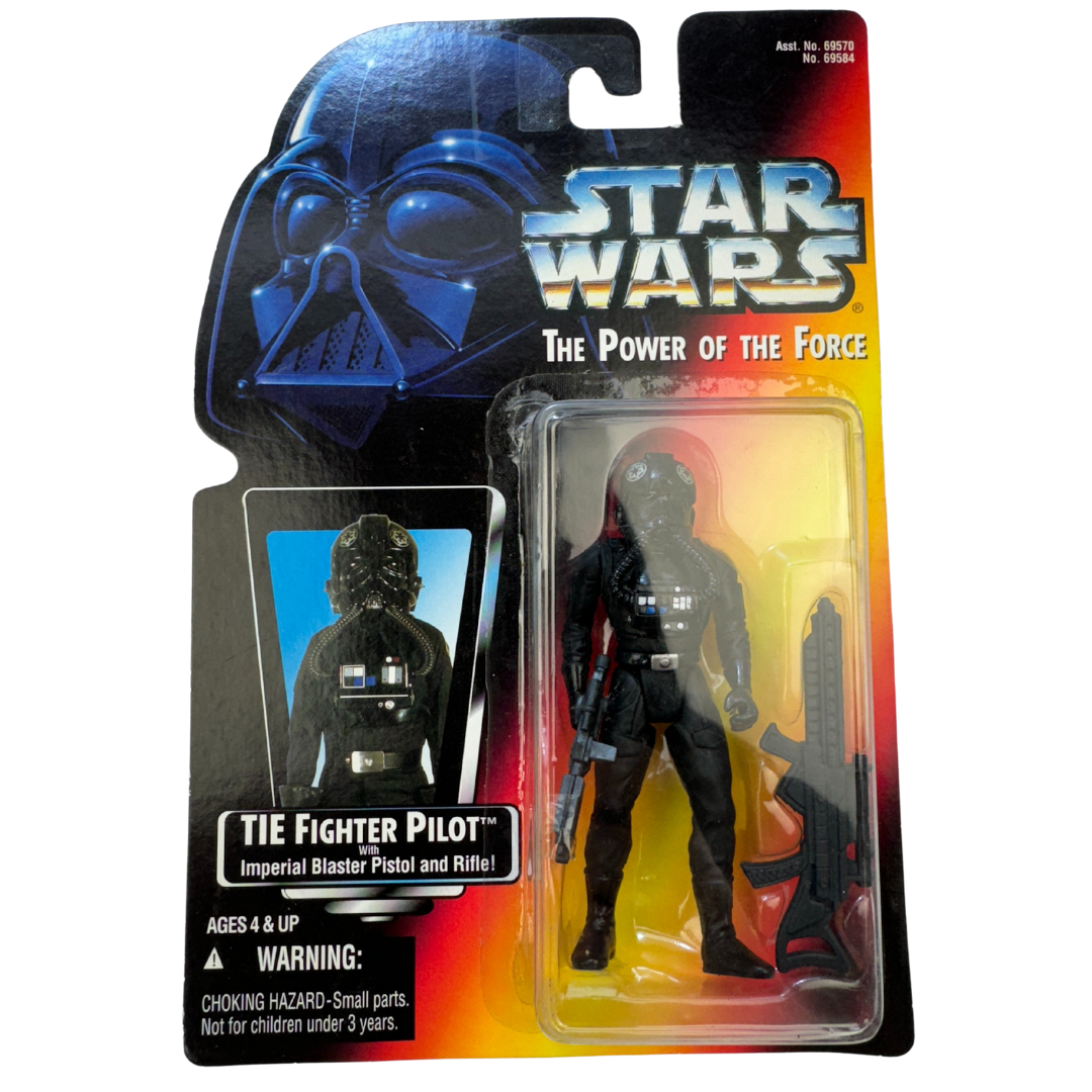 1995 Star Wars TIE Fighter Pilot Action Figure - Power of the Force