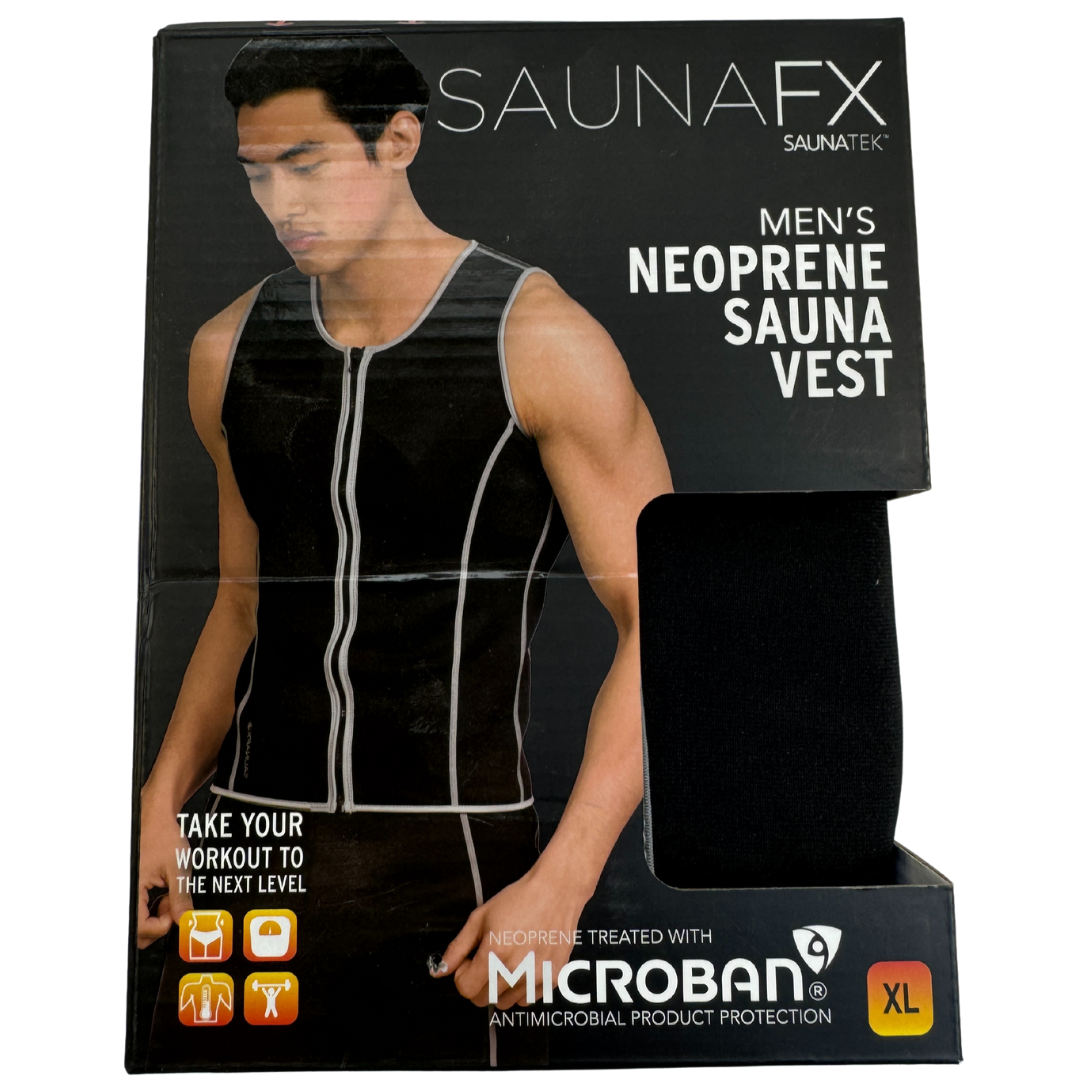 Sauna FX Men's Neoprene Sauna Vest - Body Shaper for Weight Loss and Workout