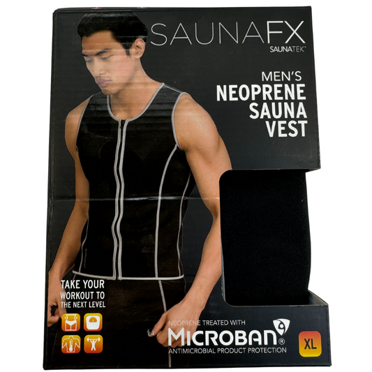 Sauna FX Men's Neoprene Sauna Vest - Body Shaper for Weight Loss and Workout