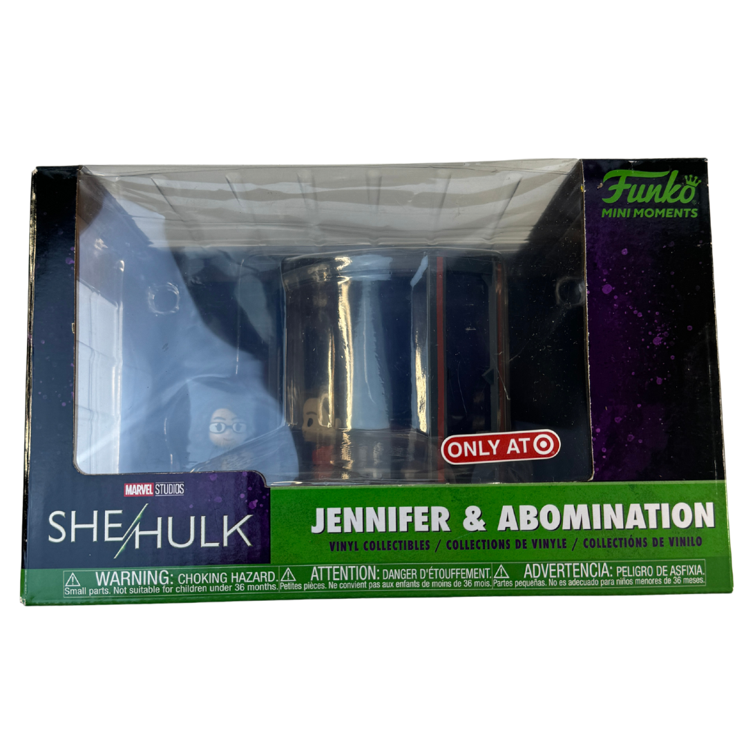 Funko Mini Moments Marvel Jennifer & Abomination - Target Exclusive! Rare Collectible Set, Limited Edition Pop Culture Figures