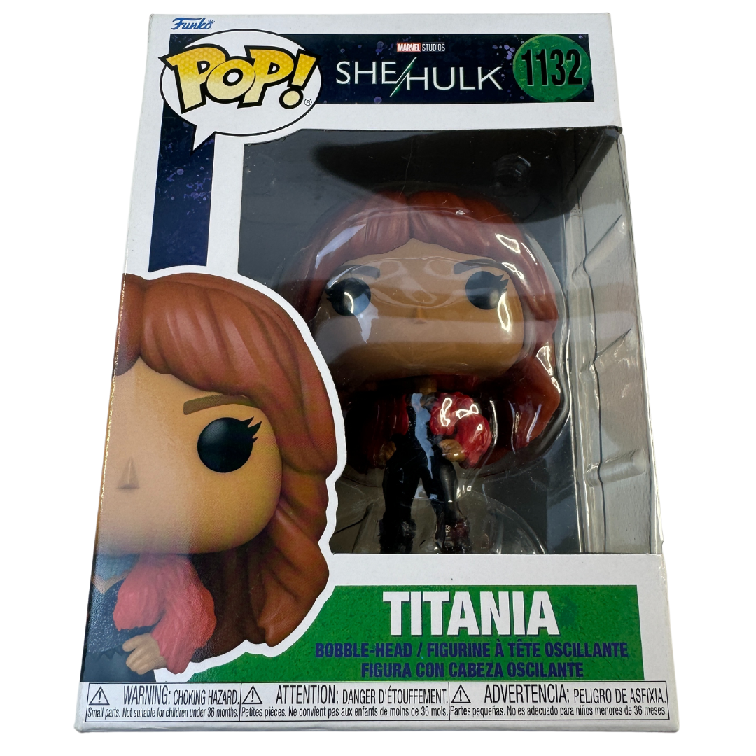 Funko Pop! She-Hulk Titania #1132 - Rare Marvel Collectible, New In Box Exclusive Figure