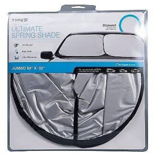 Type S Ultimate Spring Shade, Diamond Reflective [Jumbo (68" X 32")]